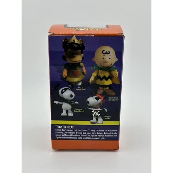 Set of 3 Forever Fun Peanuts Snoopy Halloween Figurines Pirate Masked Marvel Bar - Picture 4 of 10